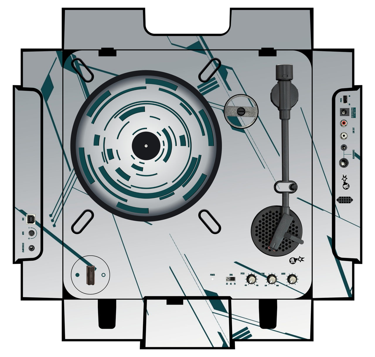 Numark PT 01 incl. Sides Skin Constructor