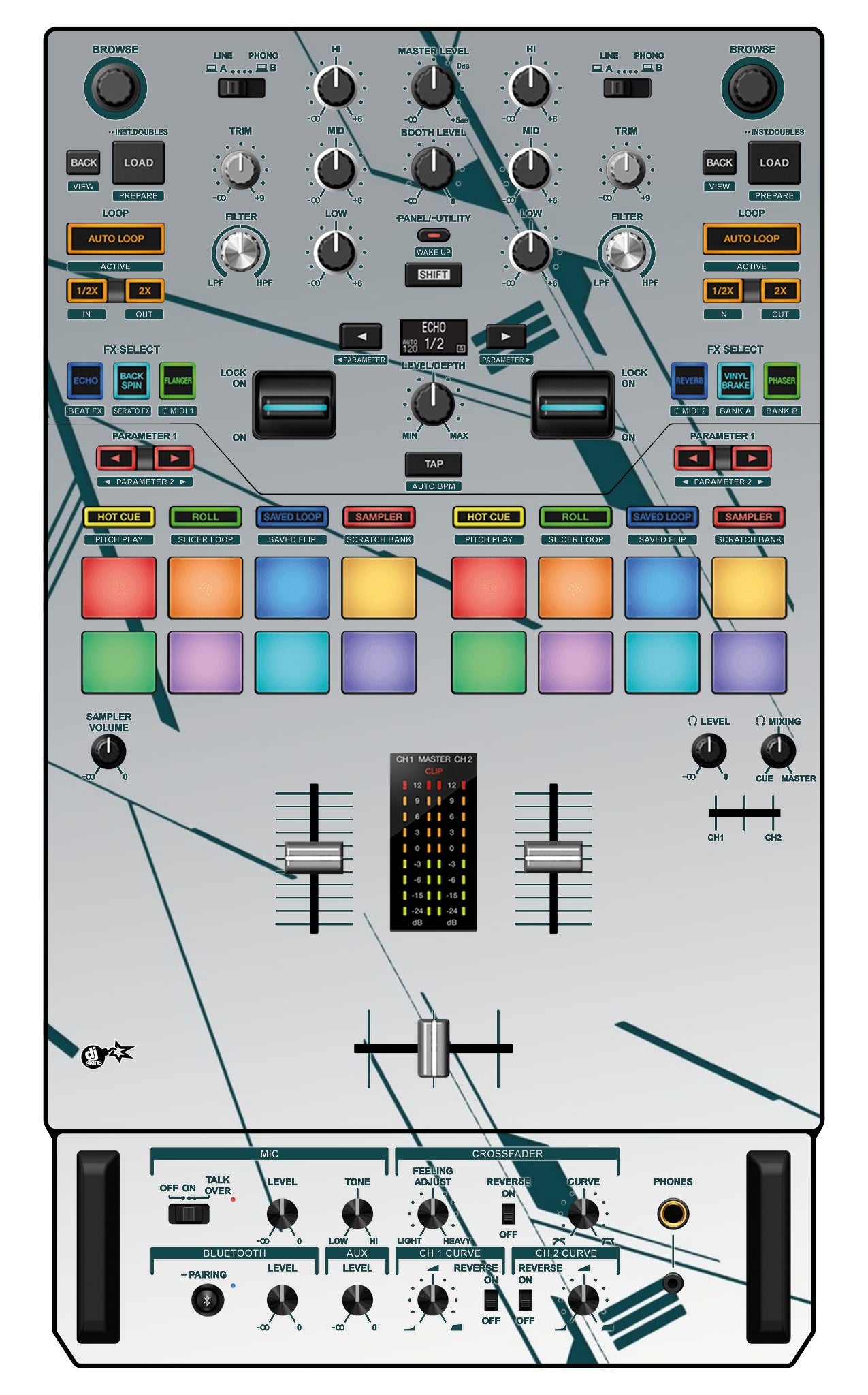 Pioneer DJ DJM S7 Skin Constructor