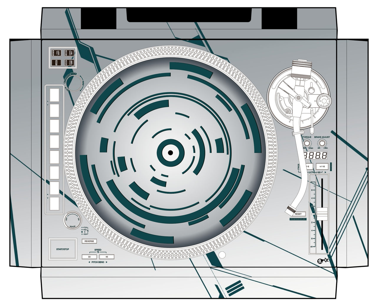 Reloop RP 8000 MK2 Skin Constructor