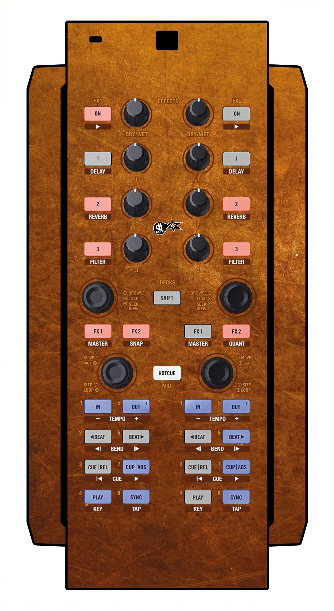 Native Instruments X1 Skin Copper