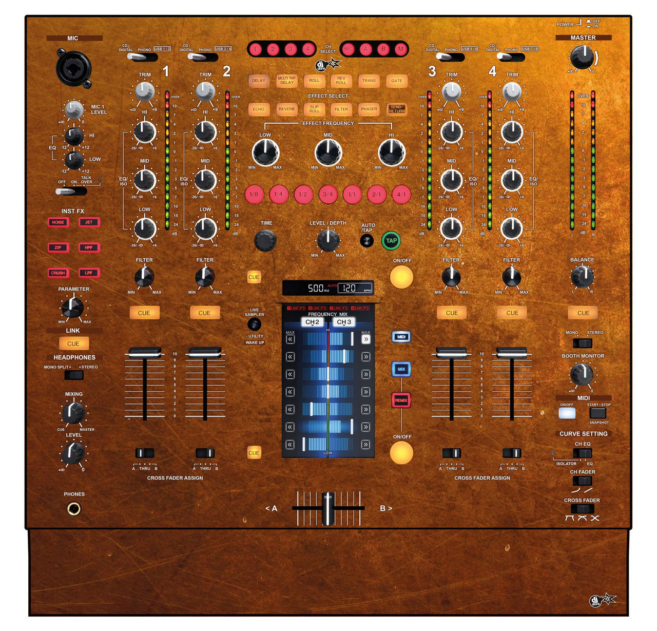 Pioneer DJ DJM 2000 Skin Copper