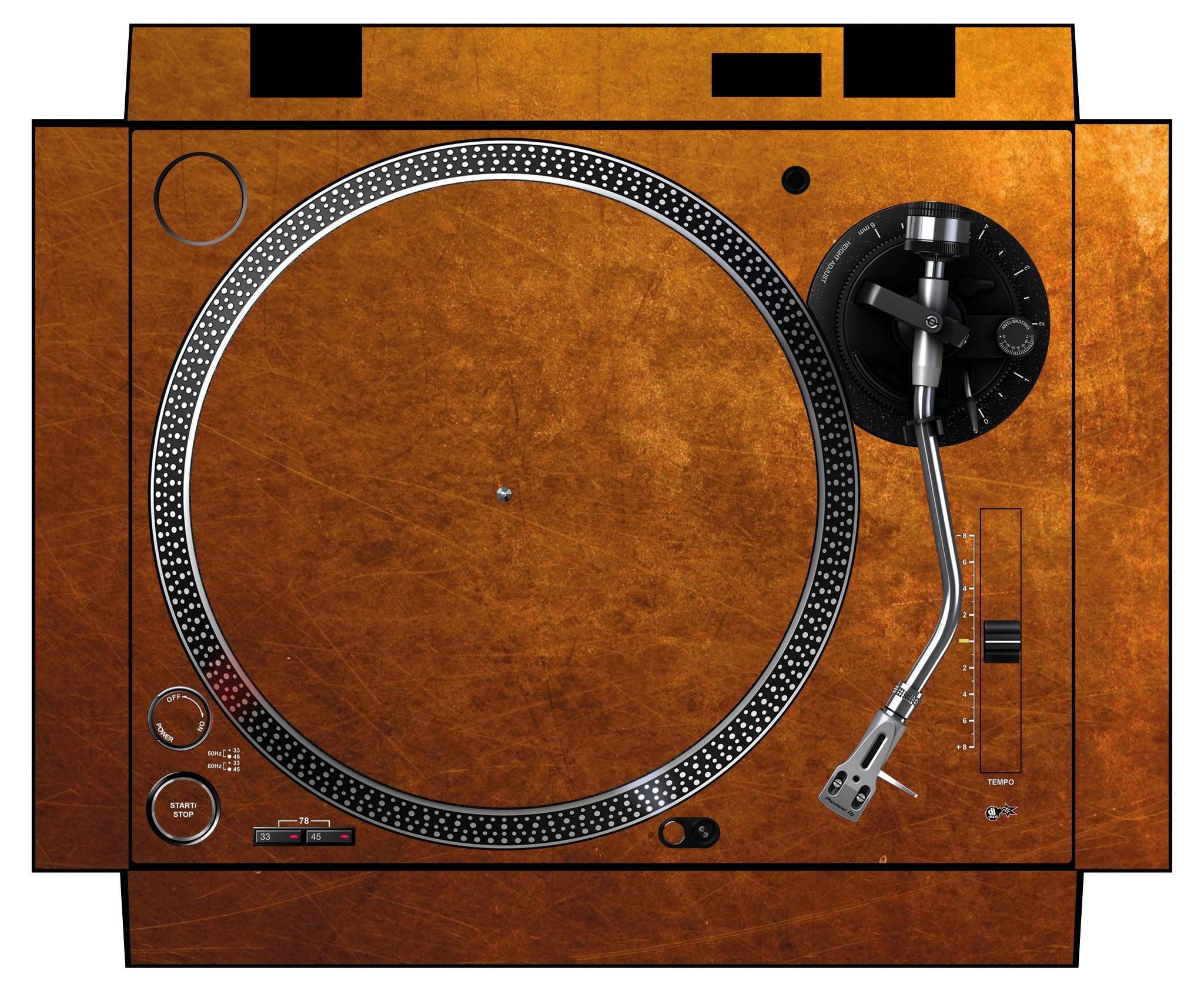 Pioneer DJ PLX 500 Skin Copper