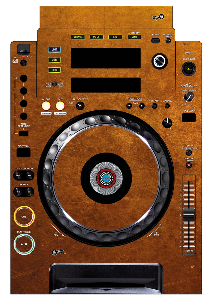Pioneer DJ CDJ 900 Skin Copper