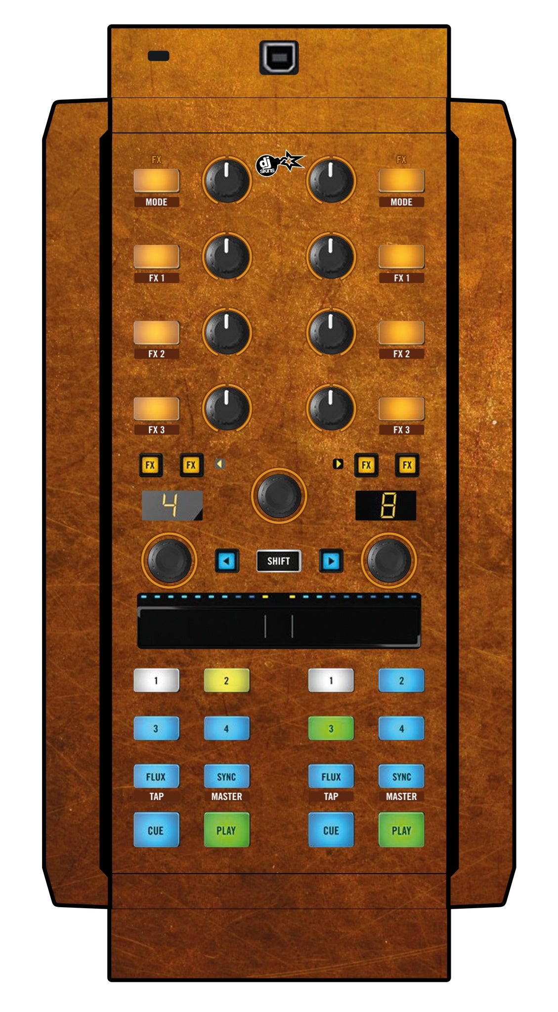 Native Instruments X1 MK2 Skin Copper
