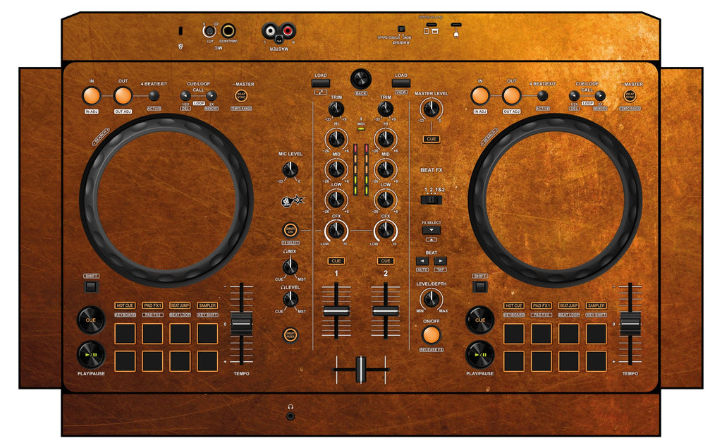 Pioneer DJ DDJ FLX 4 Skin Copper
