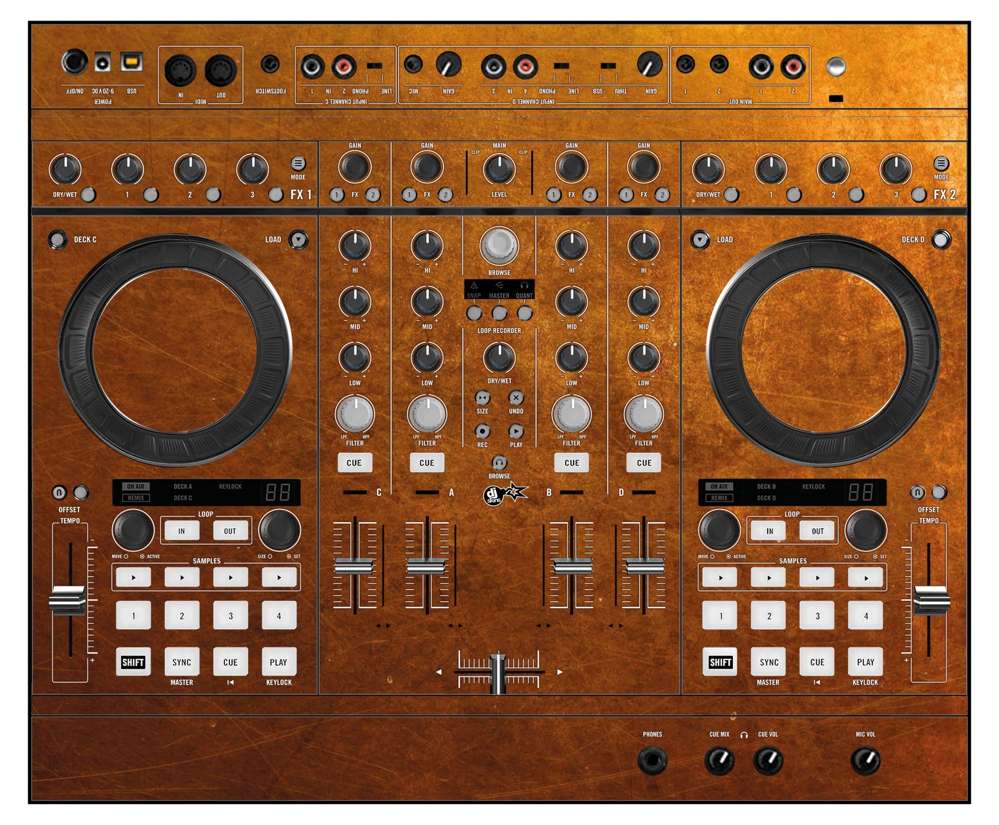 Native Instruments S4 MK1 Skin Copper