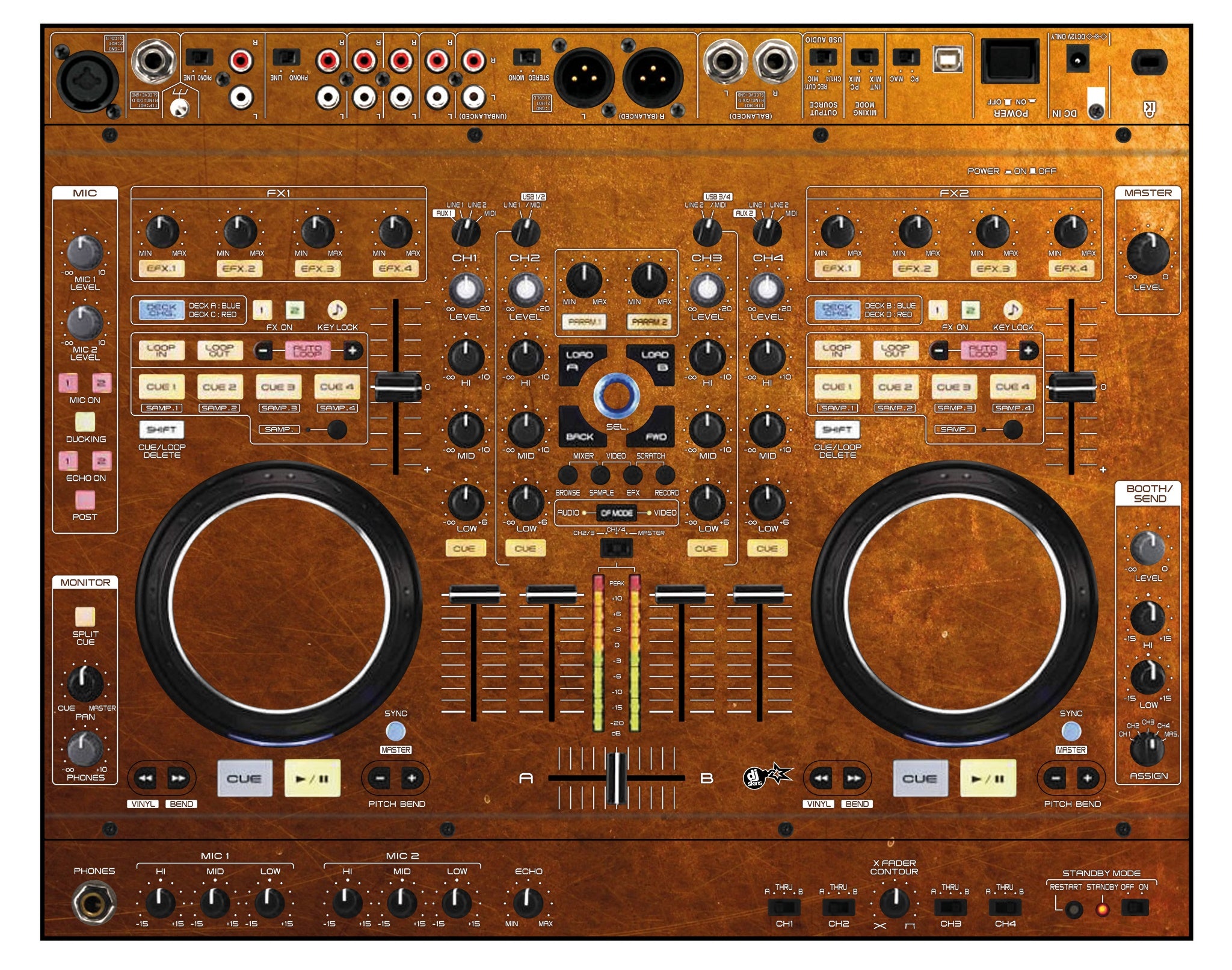 Denon DJ MC 6000 Skin Copper