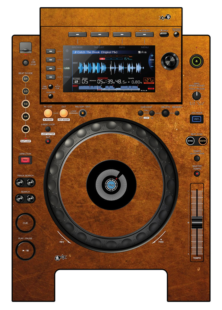 Pioneer DJ CDJ 900 NEXUS Skin Copper