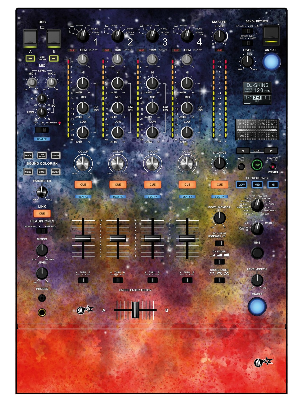 Pioneer DJ DJM 900 NEXUS 2 Skin Creative Space