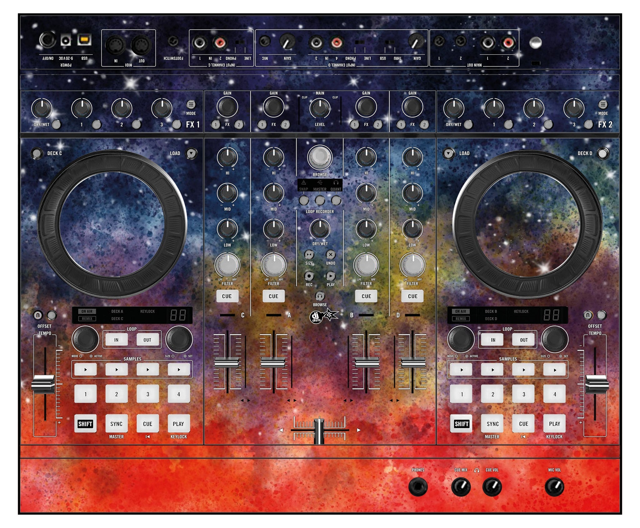 Native Instruments S4 MK1 Skin Creative Space