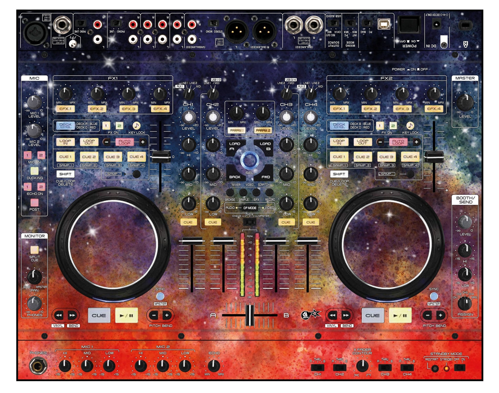 Denon DJ MC 6000 Skin Creative Space