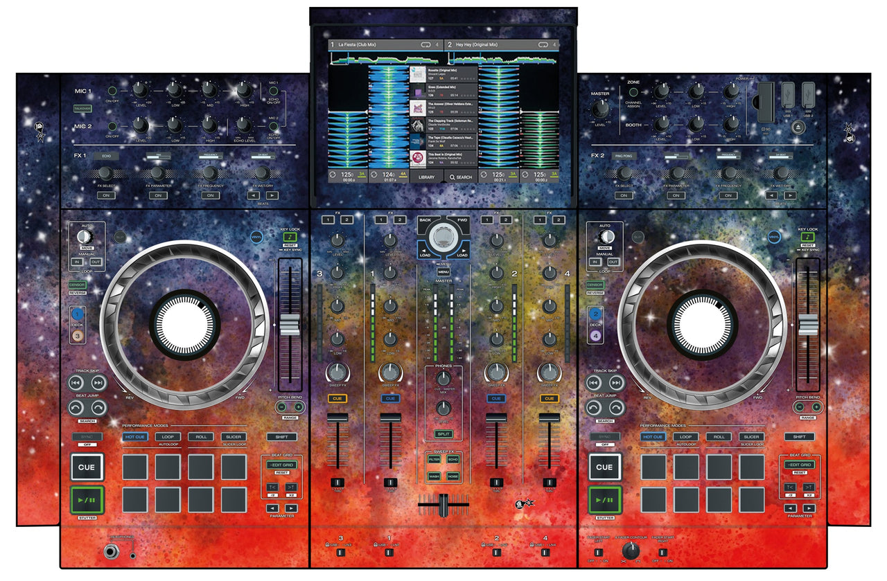 Denon DJ PRIME 4 Skin Creative Space