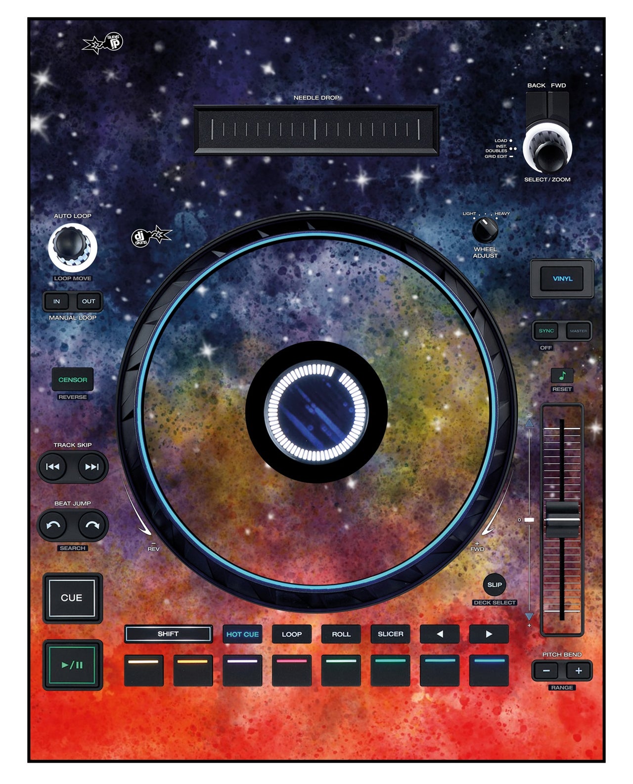 Denon DJ LC 6000 Skin Creative Space