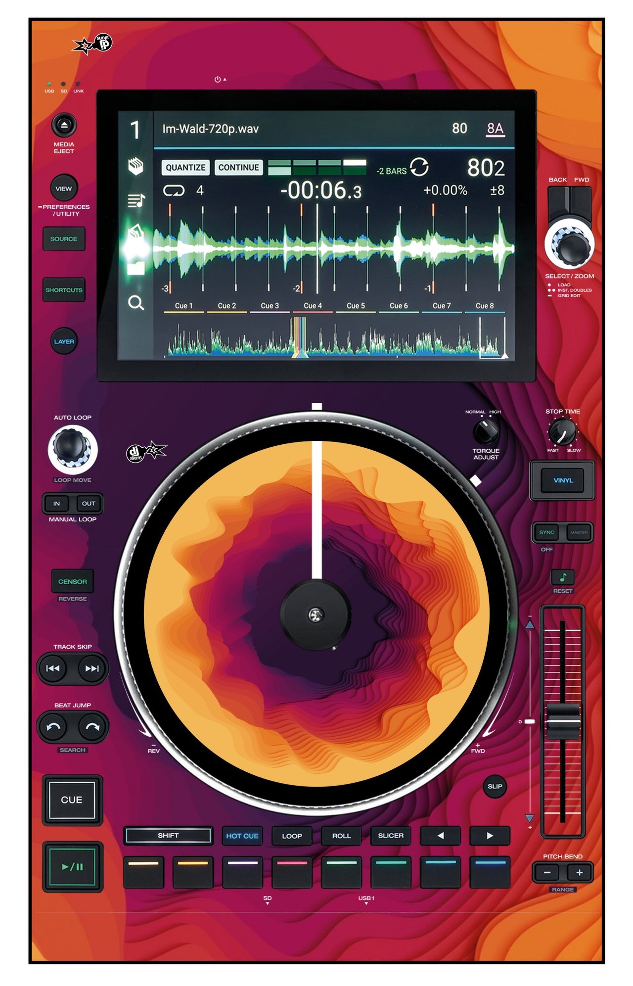 Denon DJ SC 6000 M Skin Deep Ditch