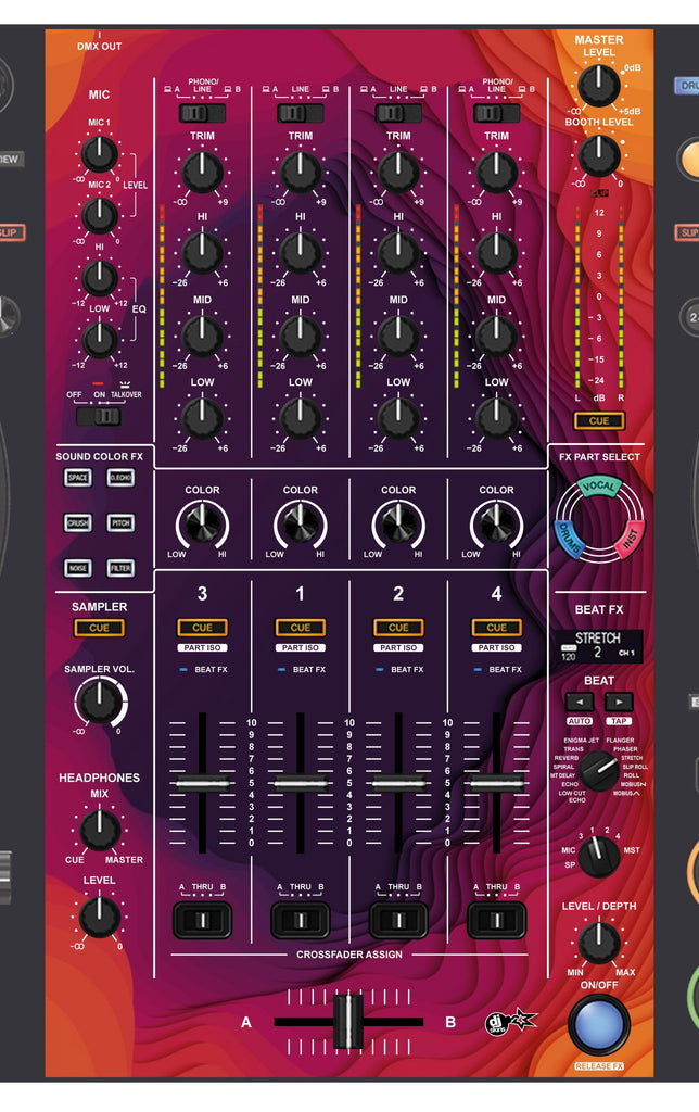 Pioneer DJ DDJ FLX10 MIXER Skin Deep Ditch