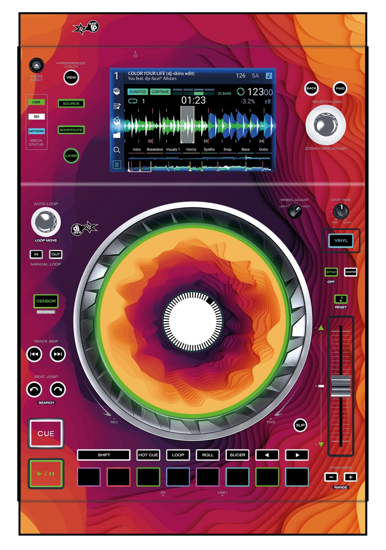 Denon DJ SC 5000 Skin Deep Ditch