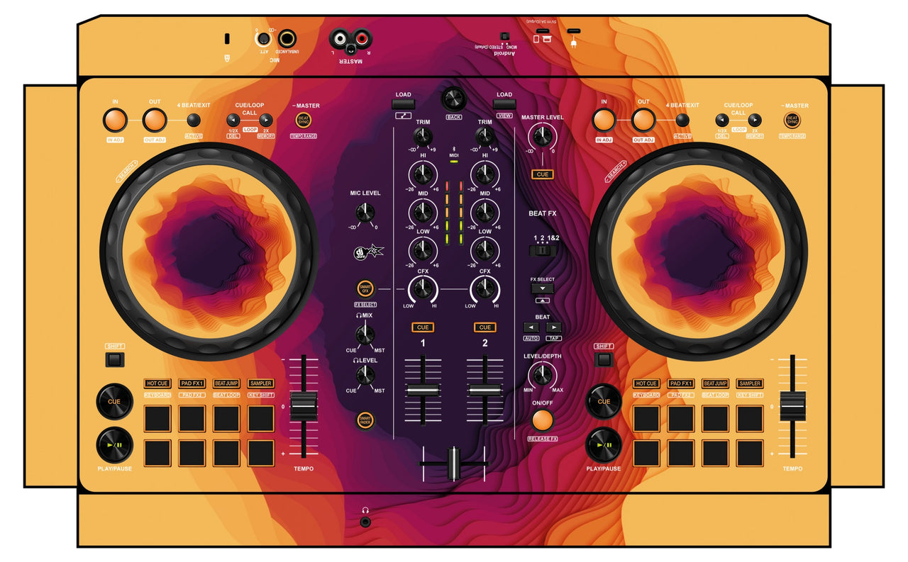 Pioneer DJ DDJ FLX 4 Skin Deep Ditch