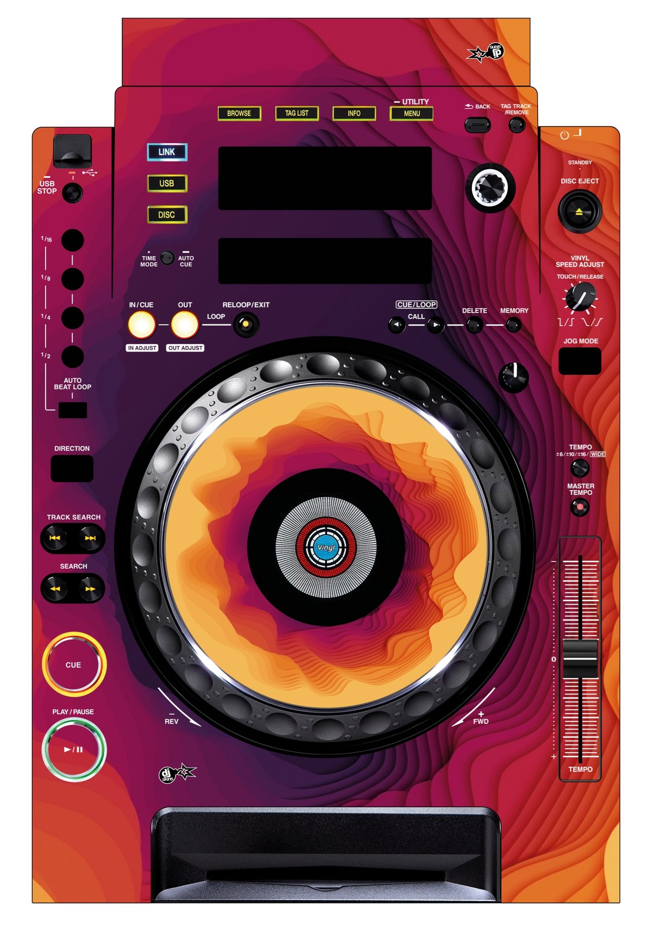 Pioneer DJ CDJ 900 Skin Deep Ditch