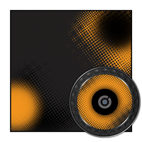 dj-skins Design ORANGE DOT