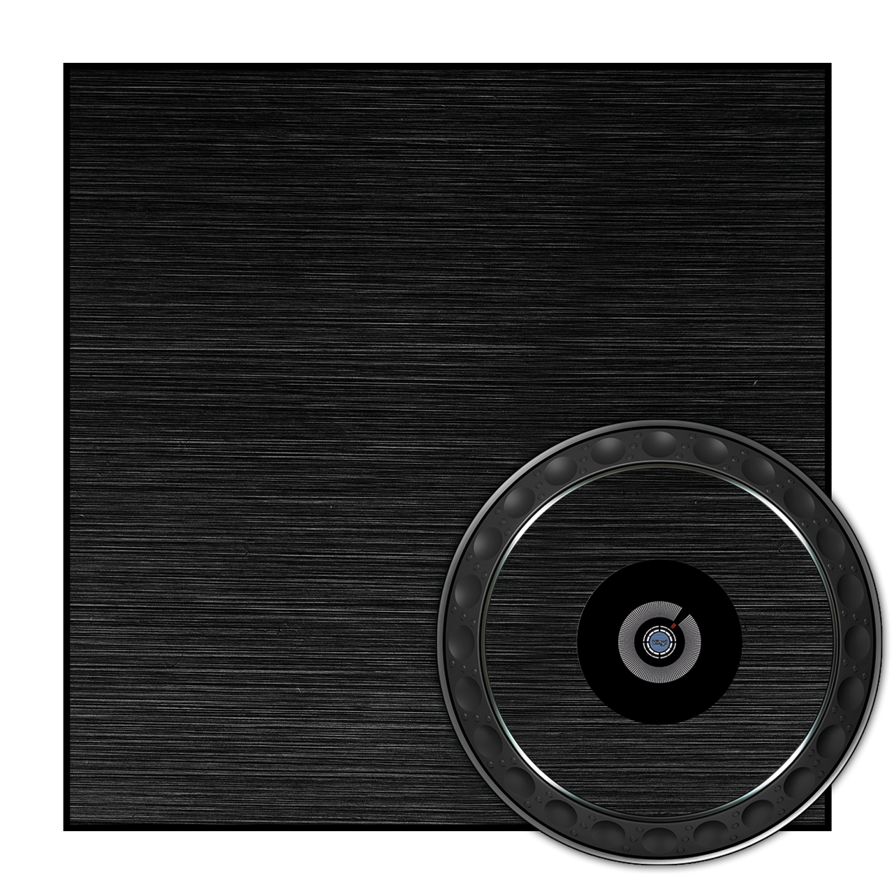 dj-skins Design BRUSHED BLACK