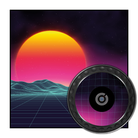 dj-skins Design SYNTHWAVE HORIZON
