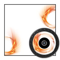 dj-skins Design ORANGE SWIRL