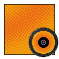 dj-skins Design GRADIENTER DOT 2 ORANGE