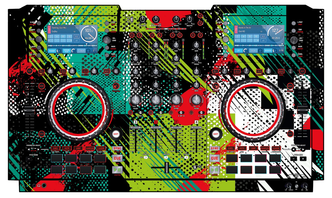 Numark NV 2 Skin Fractor Green