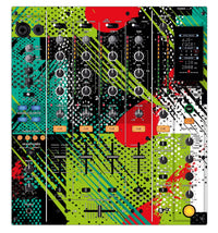 Pioneer DJ DJM 800 Skin Fractor Green