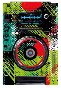 Pioneer DJ CDJ 2000 NEXUS Skin Fractor Green