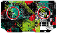 Numark NS 7 II Skin Fractor Green