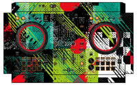 Pioneer DJ DDJ FLX 4 Skin Fractor Green