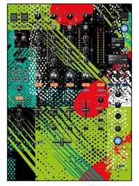 Pioneer DJ DJM 900 NEXUS 2 Skin Fractor Green
