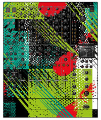 Pioneer DJ DJM V10 LF Skin Fractor Green