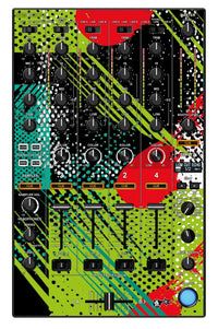 Pioneer DJ DDJ 1000 SRT MIXER Skin Fractor Green