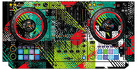 Pioneer DJ DDJ 1000 Skin Fractor Green