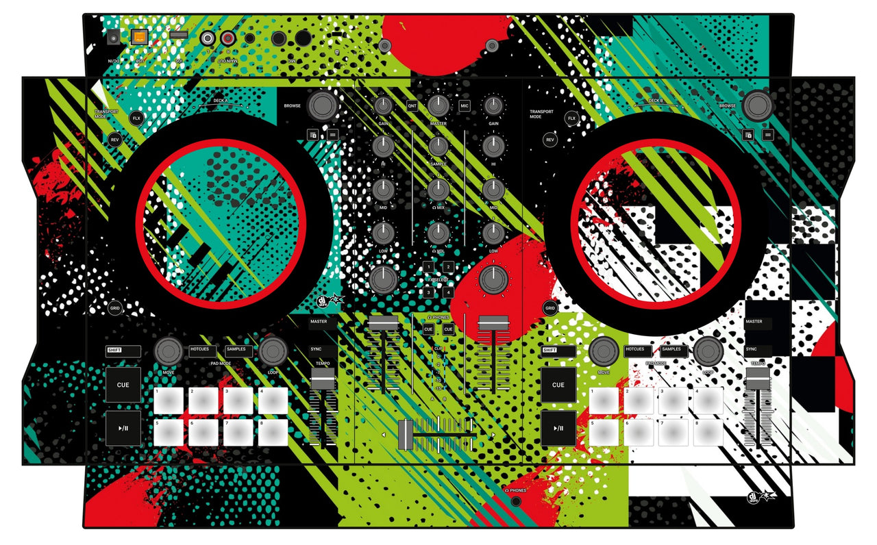 Native Instruments S2 MK3 Skin Fractor Green