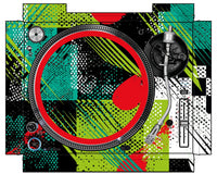 Pioneer DJ PLX 1000 Skin Fractor Green
