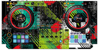 Pioneer DJ DDJ 1000 SRT Skin Fractor Green
