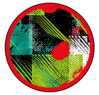 Universal Slipmat 12 Inch Skin Fractor Green