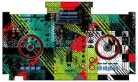 Pioneer DJ XDJ RX Skin Fractor Green
