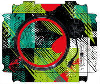 Technics 1200 / 1210 MK7 Skin Fractor Green