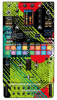 Pioneer DJ DJM S11 Skin Fractor Green