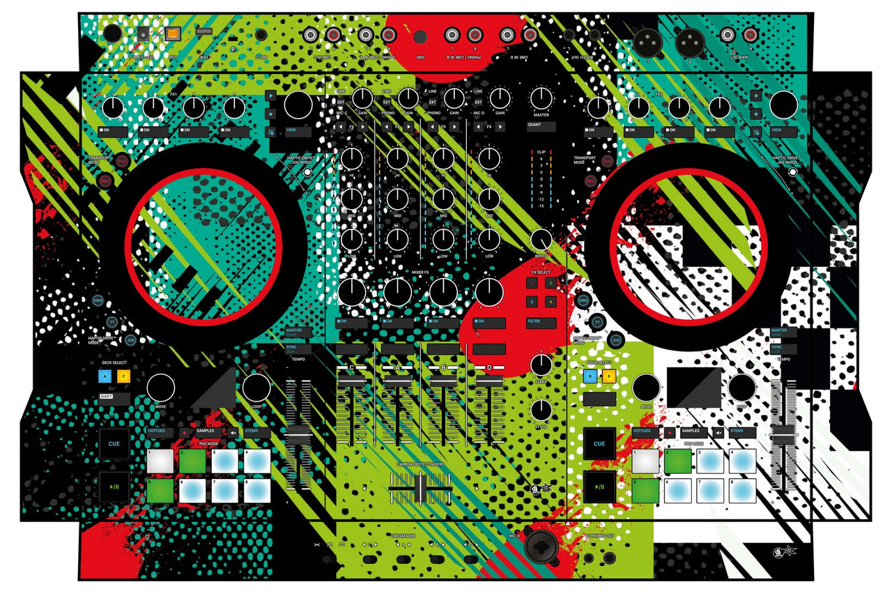 Native Instruments S4 MK3 Skin Fractor Green
