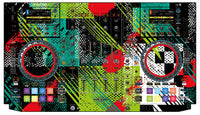 Denon DJ MCX 8000 Skin Fractor Green