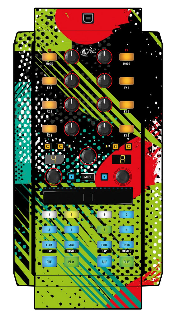 Native Instruments X1 MK2 Skin Fractor Green