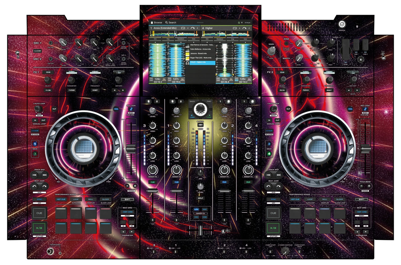 Denon DJ PRIME 4+ Skin Futurewarp