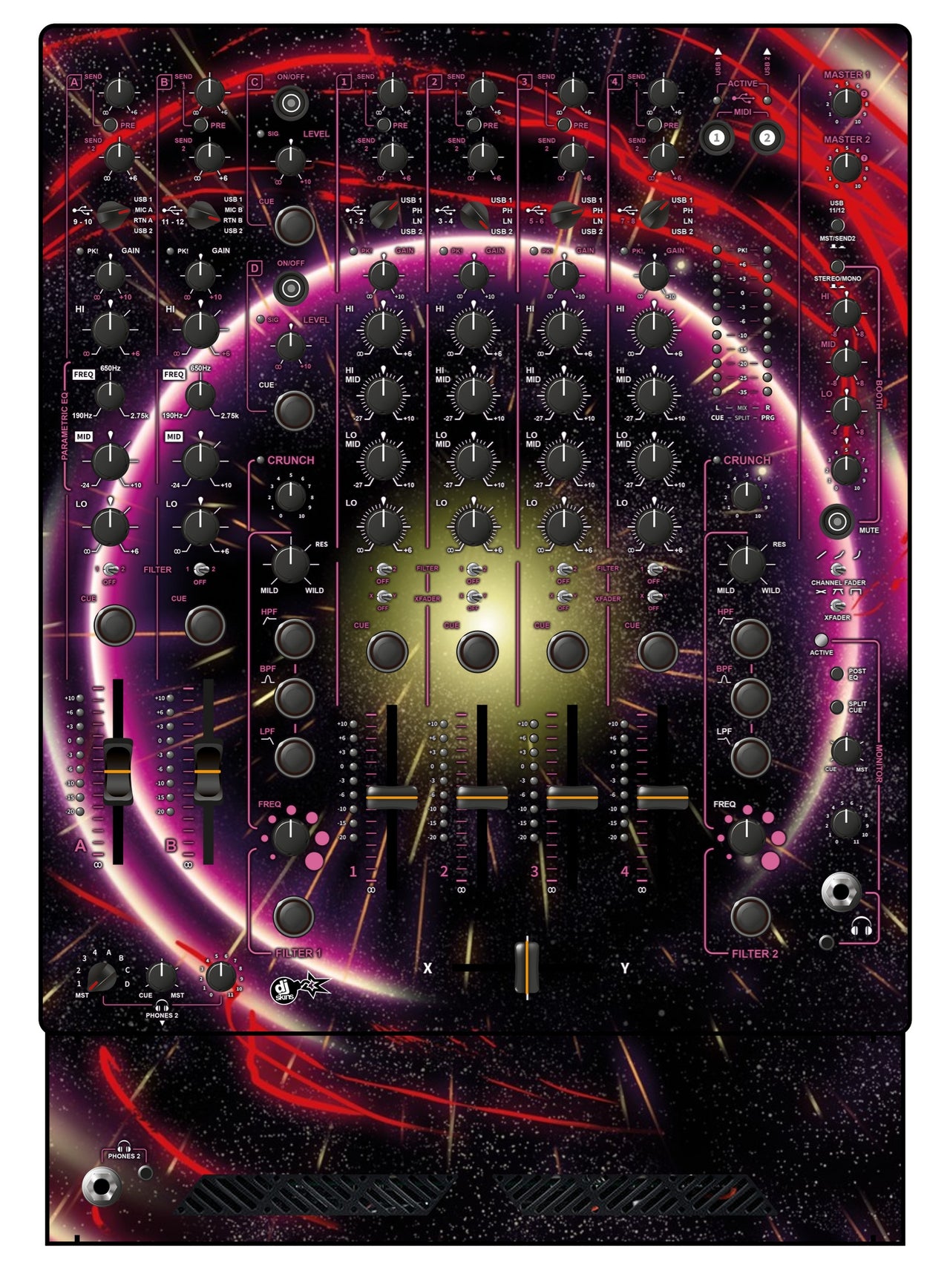 Allen and Heath XONE 96 Skin Futurewarp