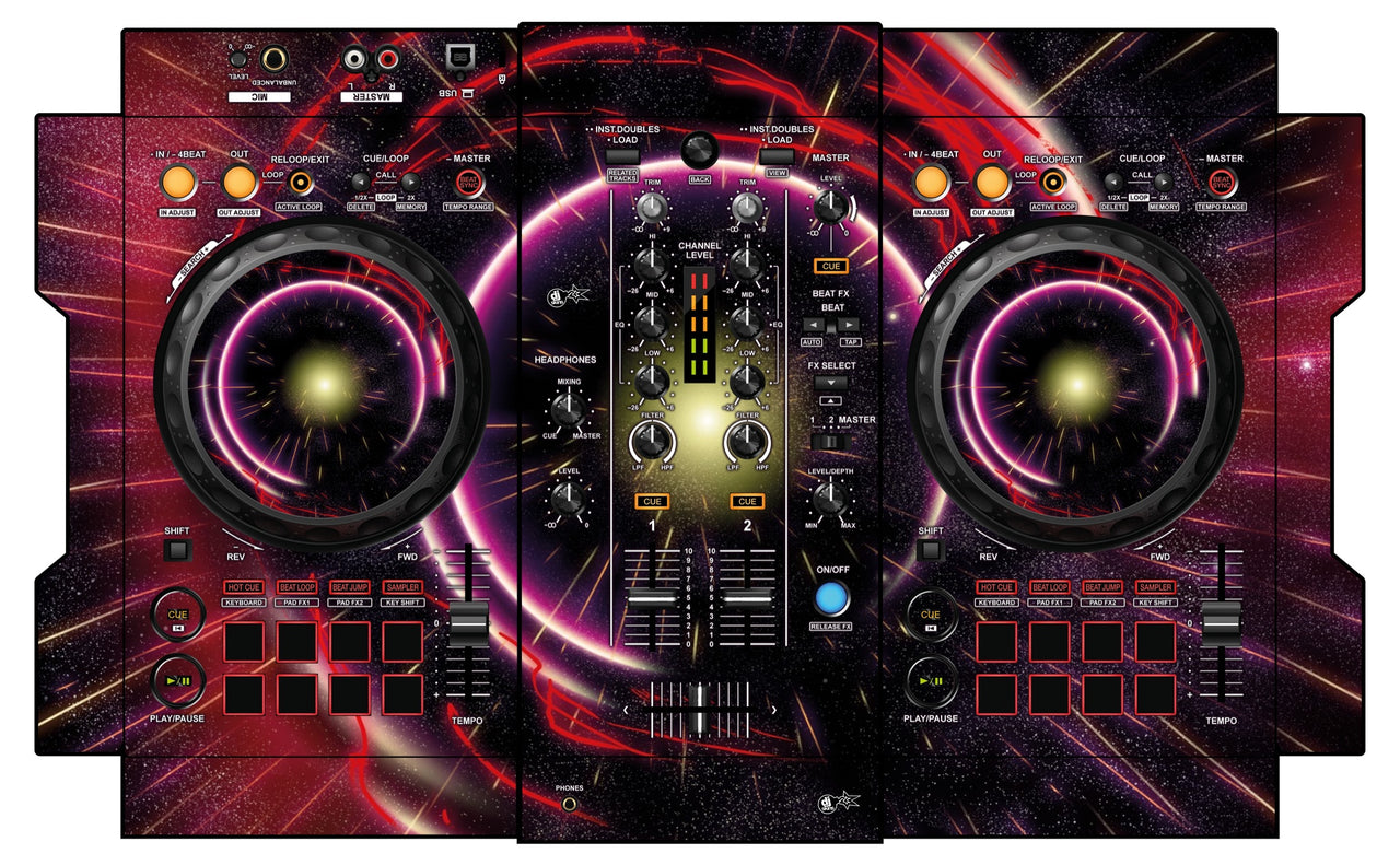 Pioneer DJ DDJ 400 Skin Futurewarp