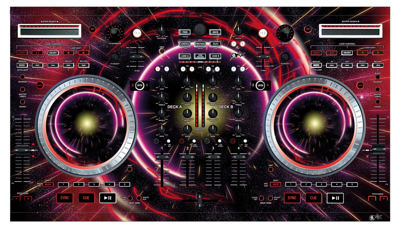 Numark NS 6 Skin Futurewarp